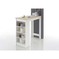 BARBORD i trämaterial  115/50/103 cm  - vit/ekfärgad, Design, trämaterial (115/50/103cm) - Best Price