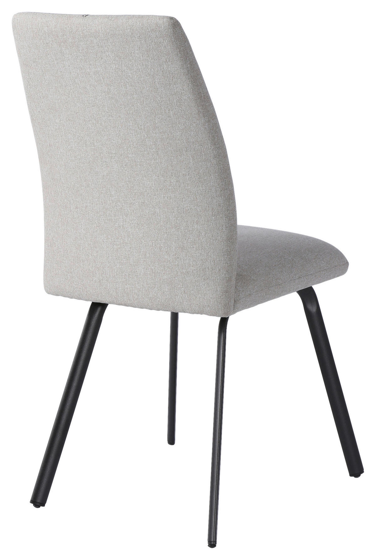 STOL, kovina, tekstil črna, svetlo siva  - črna/svetlo siva, Design, kovina/tekstil (45/90/59cm) - Hom`in