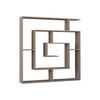 BÜCHERWAND  125/129/22 cm Mokka  - Mokka, Design, Holzwerkstoff (125/129/22cm) - Livetastic
