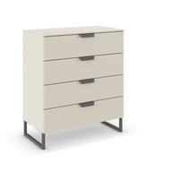 KOMMODE  in 80/92/42 cm  - Champagner/Dunkelgrau, Design, Holzwerkstoff/Metall (80/92/42cm) - Carryhome