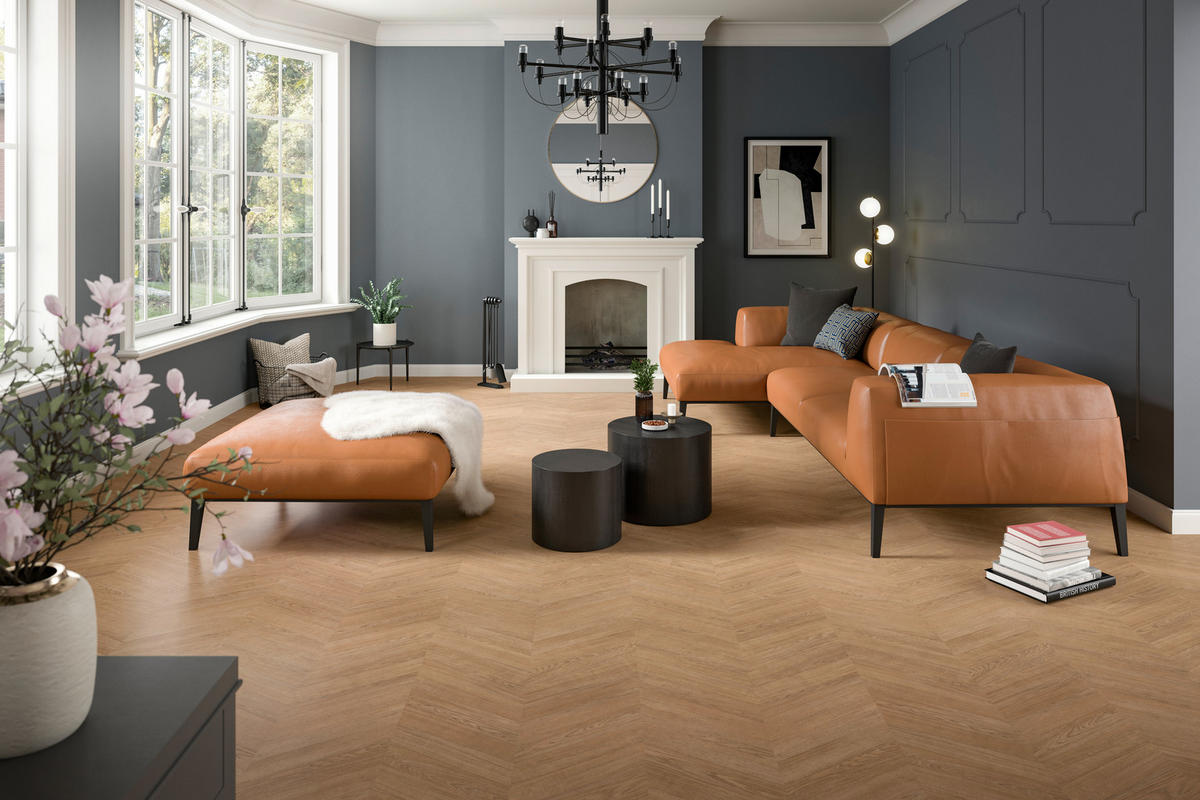 LAMINATBODEN Skanderborg Eiche EGGER Nature Sense  per  m² - Eichefarben/Braun, KONVENTIONELL, Holzwerkstoff (129.2/32.7/0.8cm) - Egger Holzwerkstoffe
