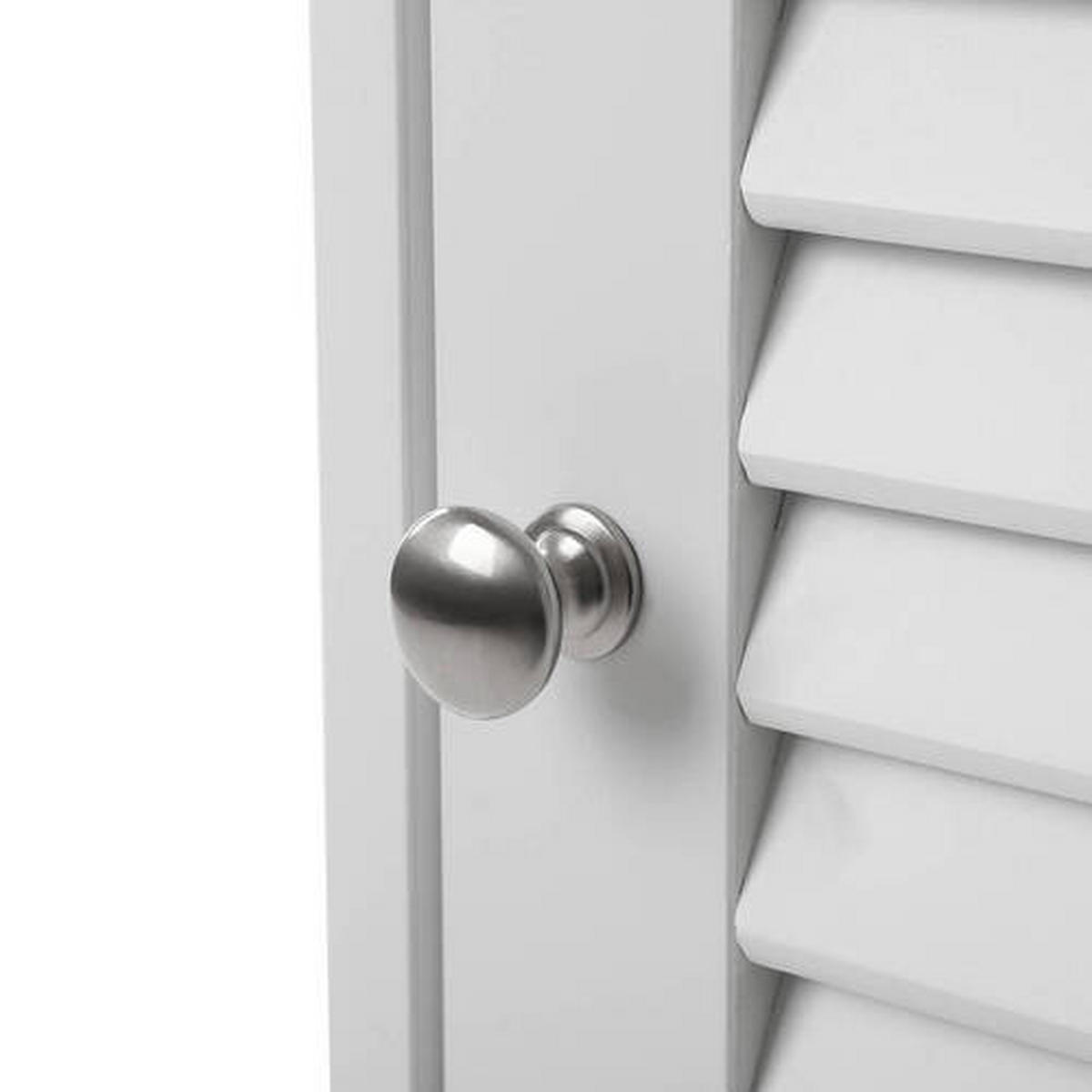 KOMODA, bílá, 32/87/30 cm - bílá, Trend, kov/kompozitní dřevo (32/87/30cm) - Boxxx