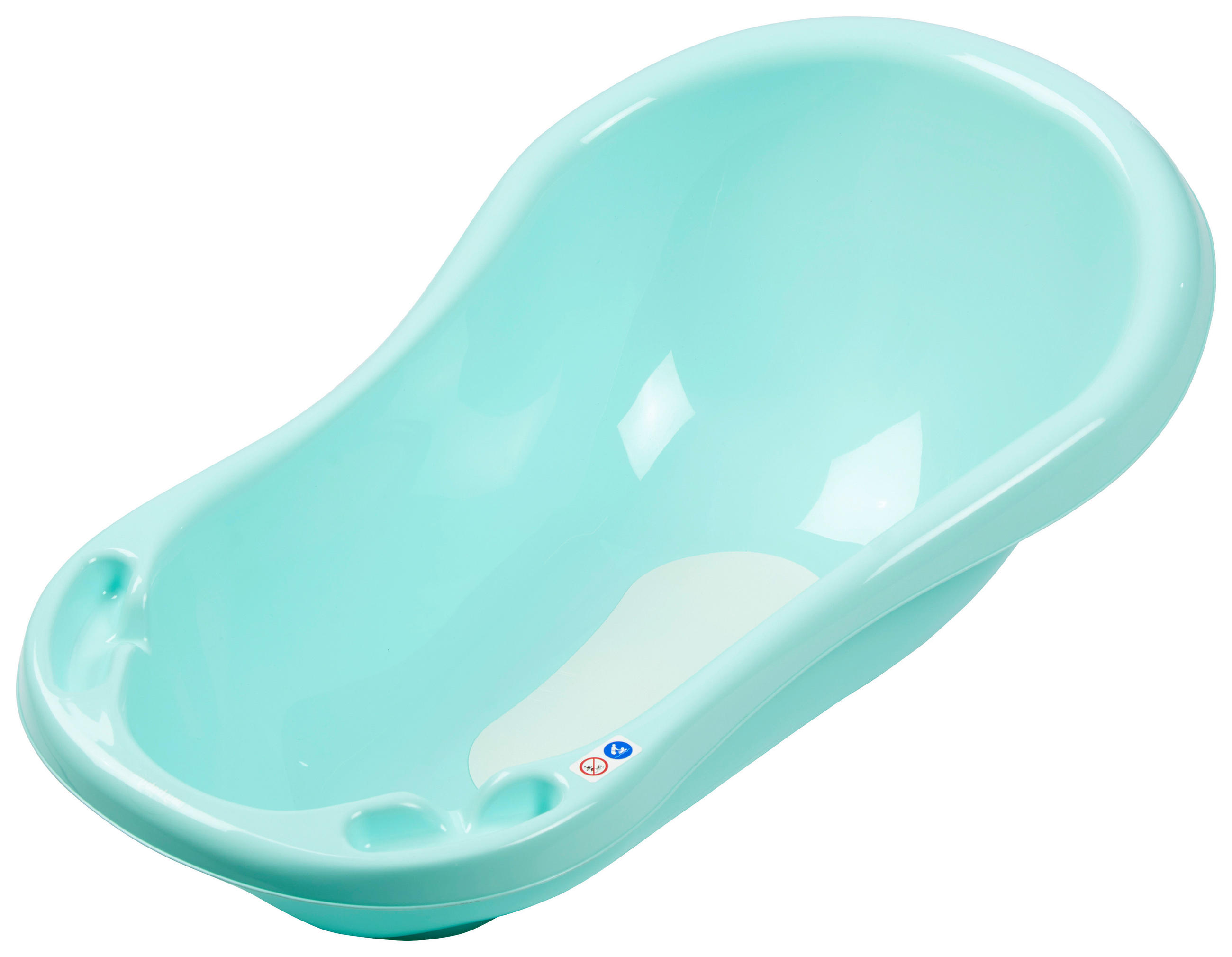 BABYBADEWANNE Ocean  - Mintgrün, Trend, Kunststoff (84/45/28cm) - My Baby Lou