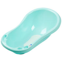 BABYBADEWANNE Ocean  - Mintgrün, Trend, Kunststoff (84/45/28cm) - My Baby Lou