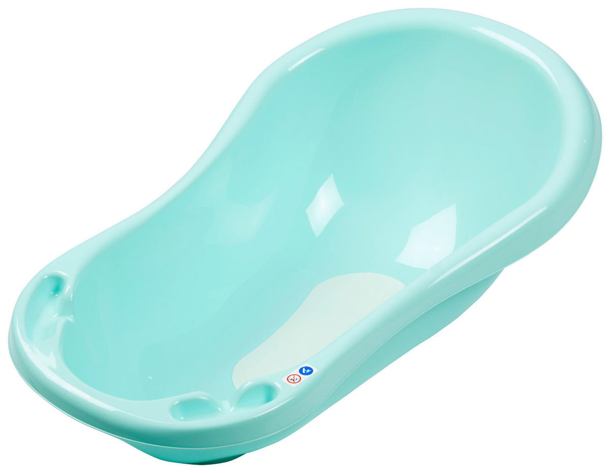 BABYBADEWANNE Ocean  - Mintgrün, Trend, Kunststoff (84/45/28cm) - My Baby Lou