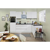 ECKKÜCHE 280/172 cm  in Weiss  - Weiss/Grau, Modern, Holzwerkstoff (280/172cm) - Respekta