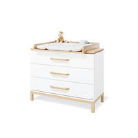 WICKELKOMMODE PINOLINO LIGHT Weiß, Ahornfarben  - Ahornfarben/Weiß, Design, Holz/Holzwerkstoff (115/98/56-78cm) - Pinolino