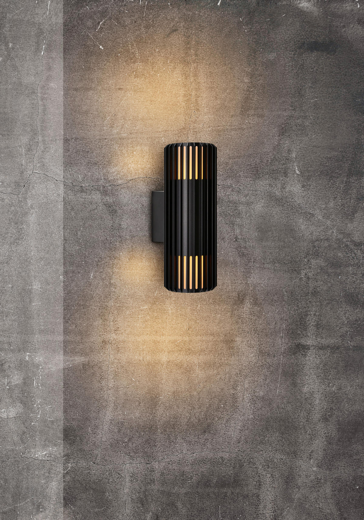 AUßENWANDLEUCHTE Aludra 12,4/33,7 cm  - Schwarz, Trend, Metall (12,4/33,7cm) - Nordlux