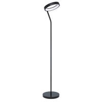 STOJACÍ LAMPA, 27/30,5/169 cm - bílá/černá, Design, kov/plast (27/30,5/169cm) - Eglo