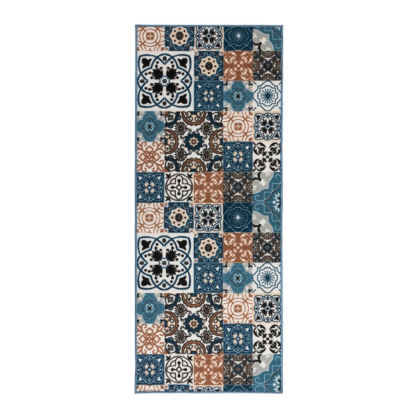 Floordirekt Läufer Mehrfarbig 80x450 cm