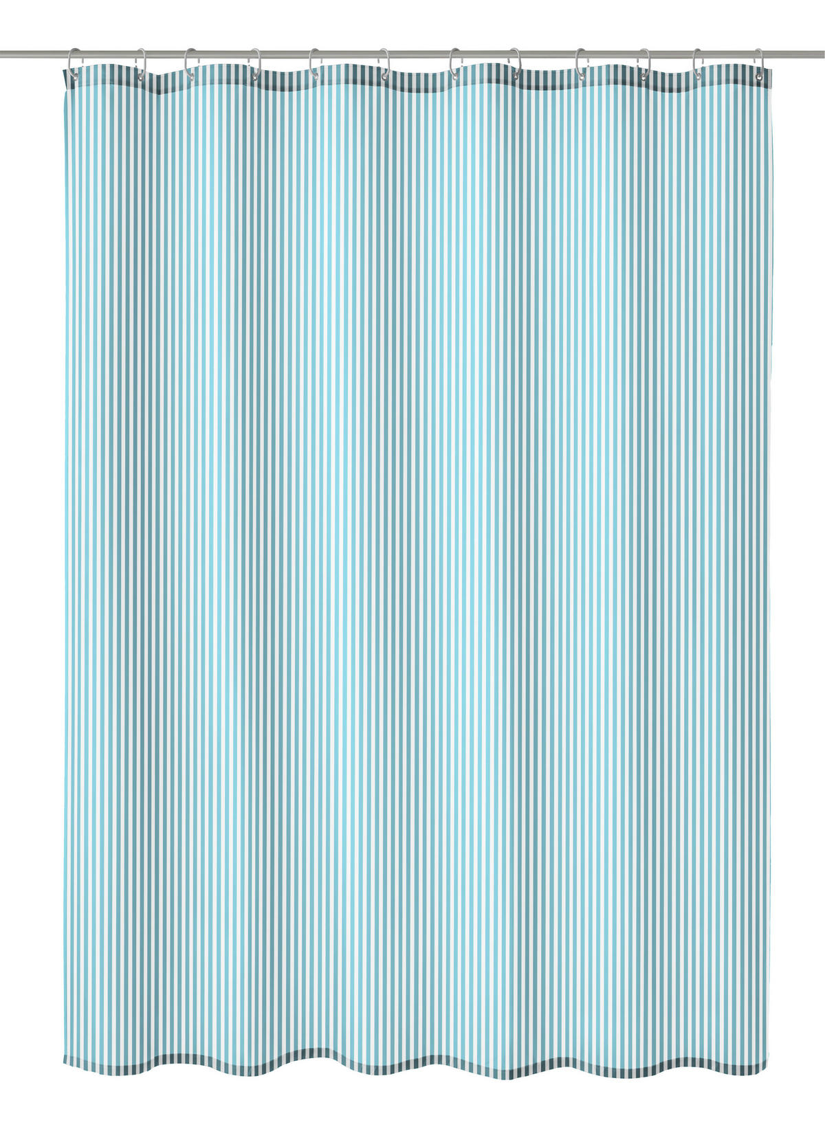 DUSCHVORHANG Kleine Wolke 180/200 cm  - Opal, Basics, Textil (180/200cm) - Kleine Wolke