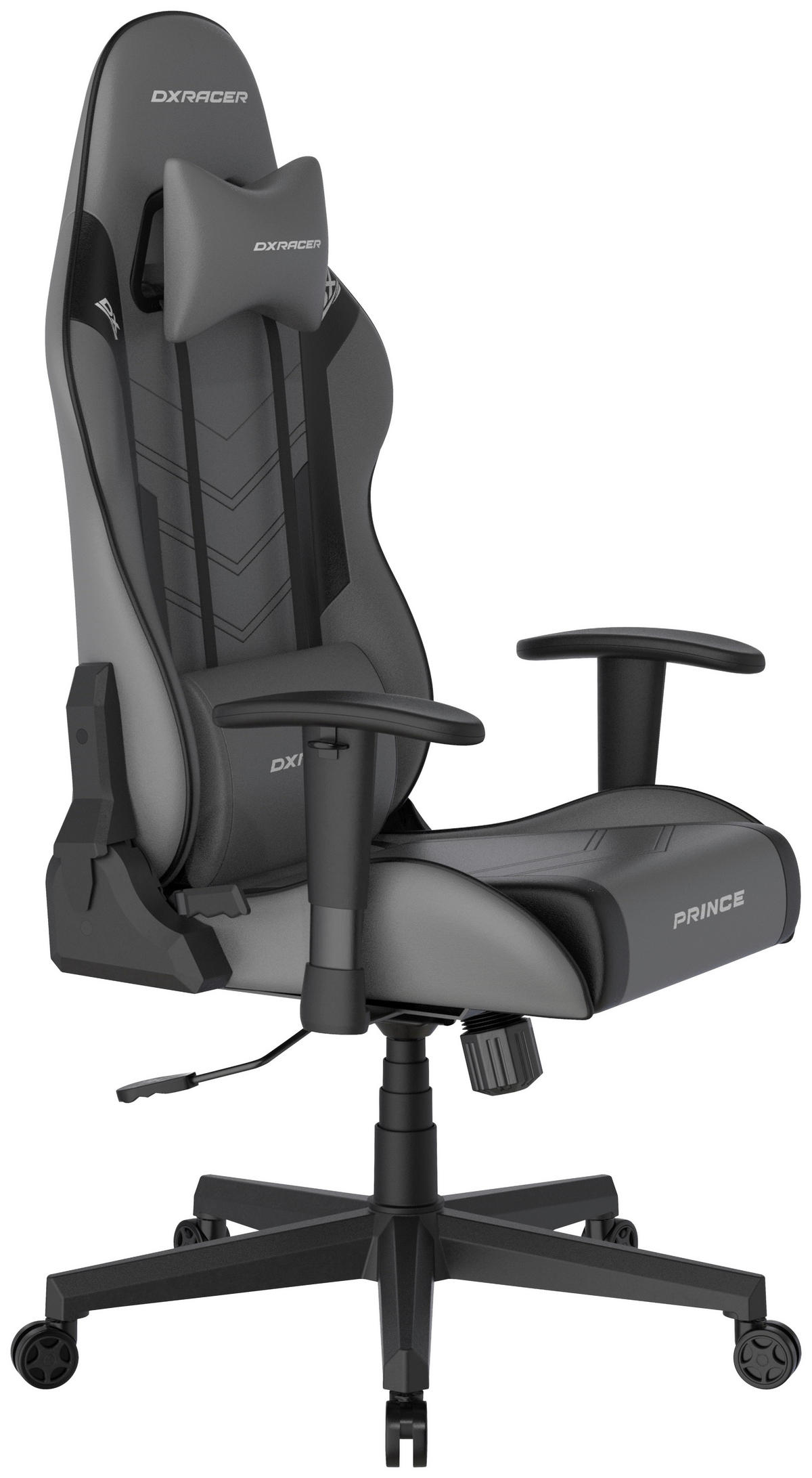 HERNÍ ŽIDLE, šedá, černá - šedá/černá, Moderní, textil/plast (67/126/67cm) - Dxracer