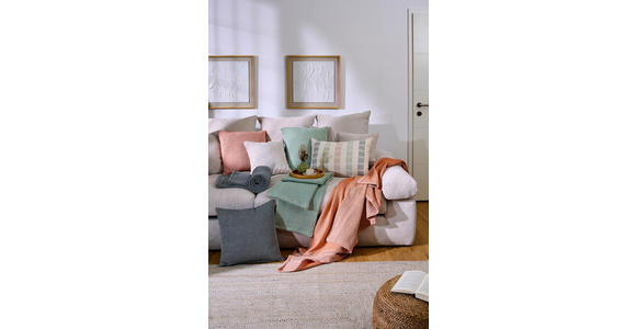 ZIERKISSEN 45/45 cm - Terracotta, Trend, Textil (45/45cm) - Esposa