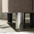 WOHNLANDSCHAFT in Textil Beige - Beige/Silberfarben, Design, Kunststoff/Textil (215/145cm) - Carryhome WOHNLANDSCHAFT in Textil Beige - Beige/Silberfarben, Design, Kunststoff/Textil (215/145cm) - Carryhome