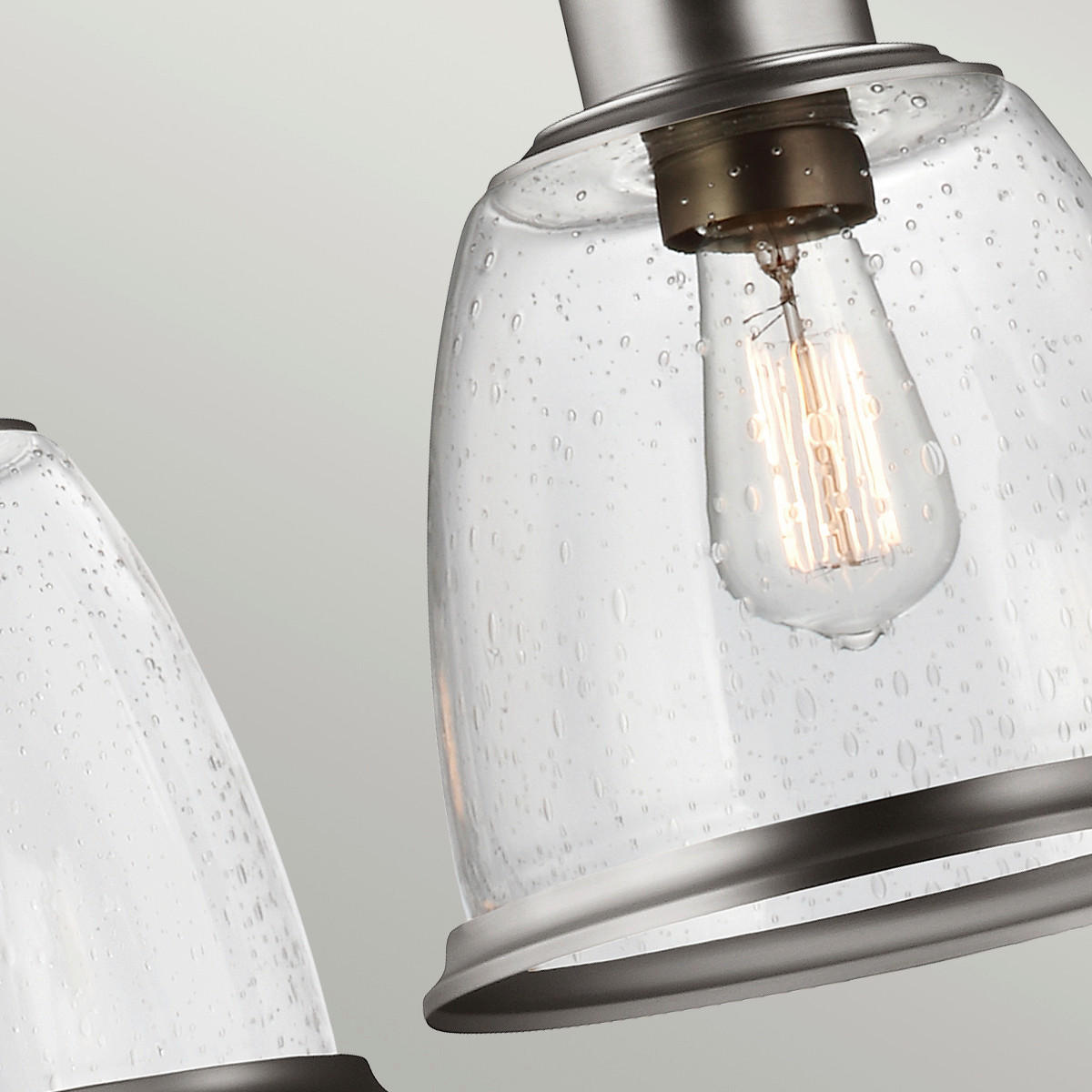 HÄNGELEUCHTE 91.4/24/57,8 cm    - Nickelfarben, Design, Metall (91.4/24/57,8cm) - Elstead Lighting
