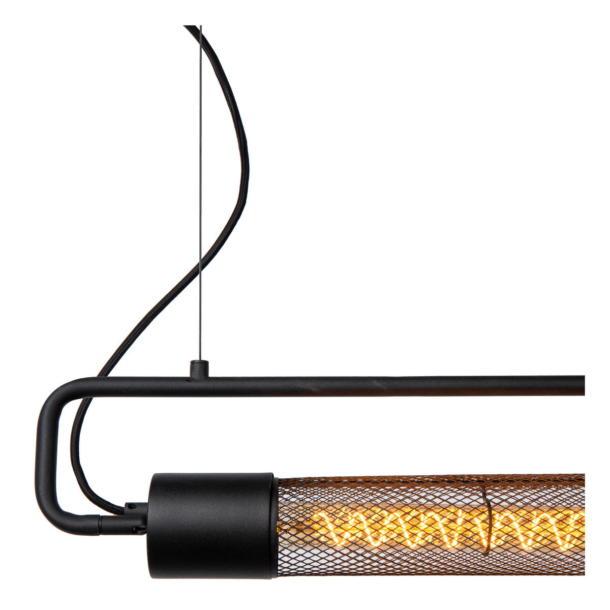 HÄNGELEUCHTE CALIXT 122/10/150 cm   - Schwarz, LIFESTYLE, Metall (122/10/150cm) - Lucide