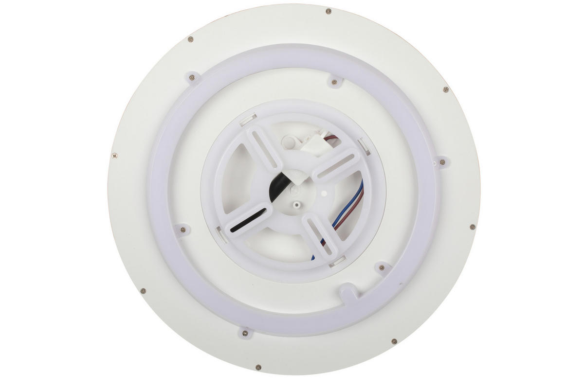 LED-DECKENLEUCHTE 18 W    30/30/10 cm  - Weiss, Basics, Kunststoff (30/30/10cm) - Novel