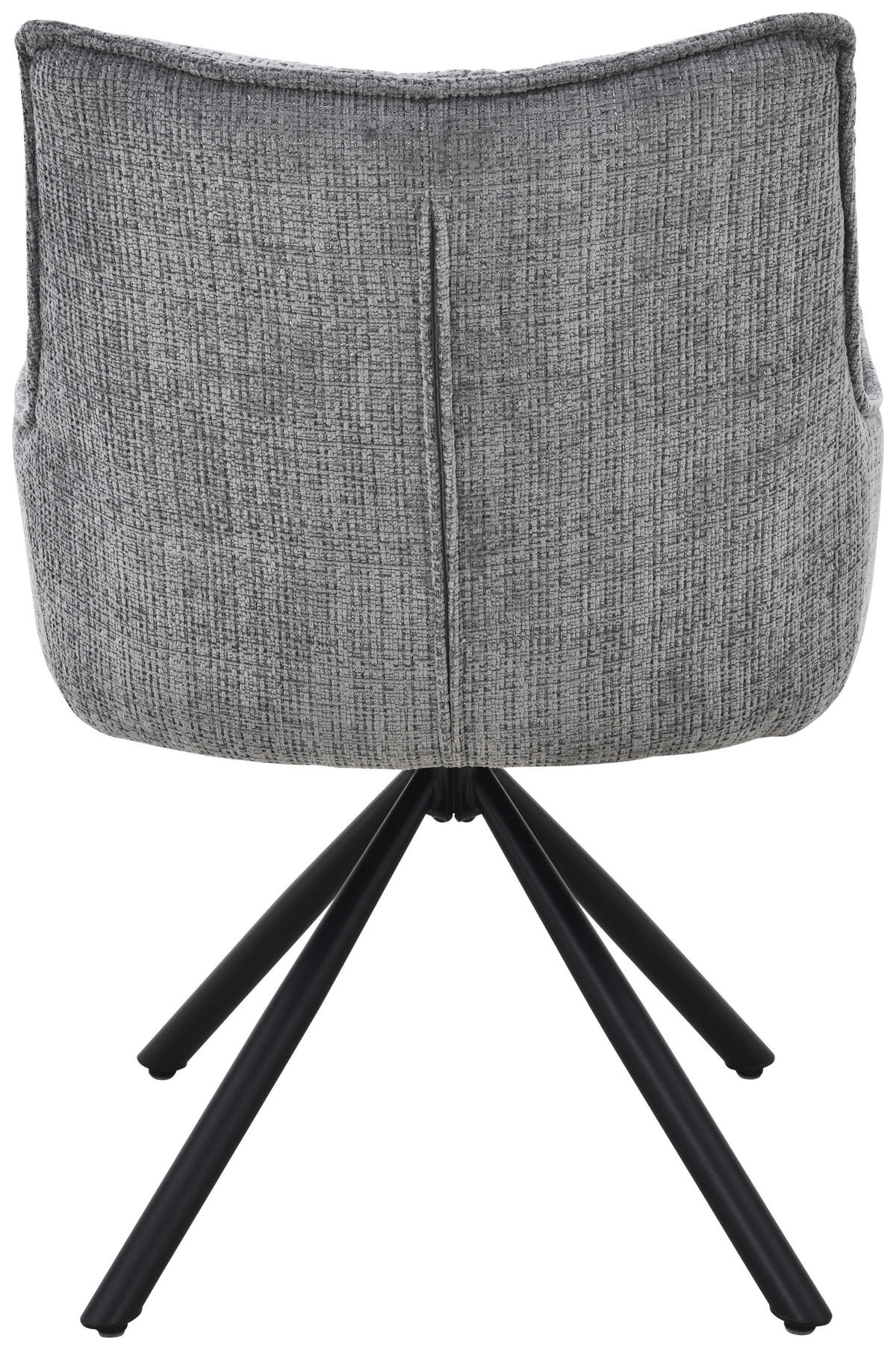 ARMLEHNSTUHL   Chenille  Grau, Schwarz  - Schwarz/Grau, MODERN, Holz/Textil (57/90/67cm) - Livetastic