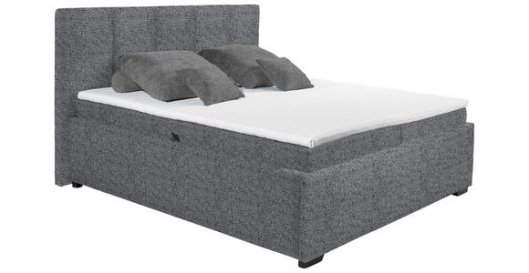 POLSTERBETT Matratze, Bettkasten, Topper Dunkelgrau 180/200 cm - Dunkelgrau/Graphitfarben, KONVENTIONELL, Kunststoff/Textil (180/200cm) - Esposa