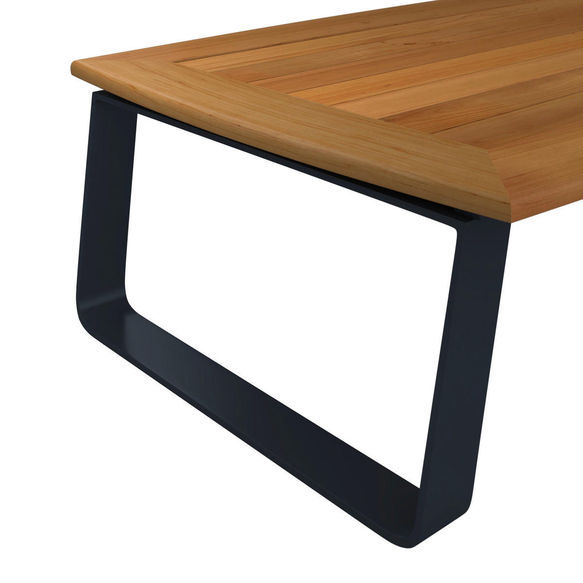 LOUNGEGARNITUR Teakholz Aluminium  - Dunkelgrau, MODERN, Holz/Metall - Ambia Garden