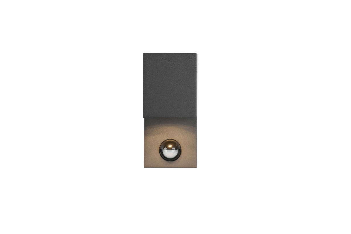 AUSSENWANDLEUCHTE - Anthrazit, Konventionell, Metall (15/7/11,6cm) - Trio Leuchten