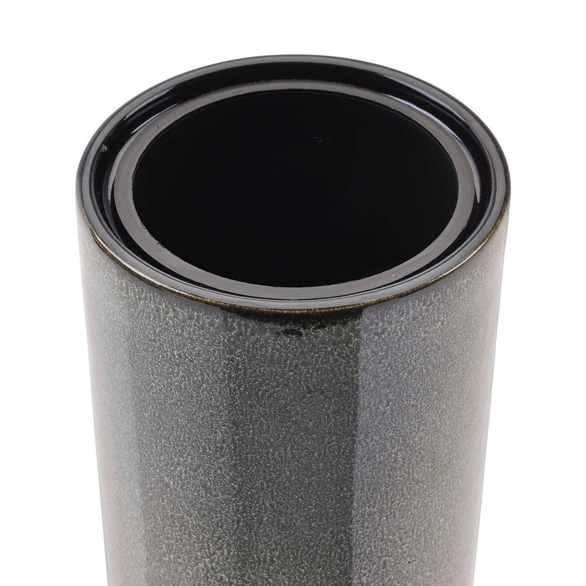 WC-BÜRSTENHALTER - Schwarz/Olivgrün, Basics, Keramik (10/38,5cm) - Aquanova