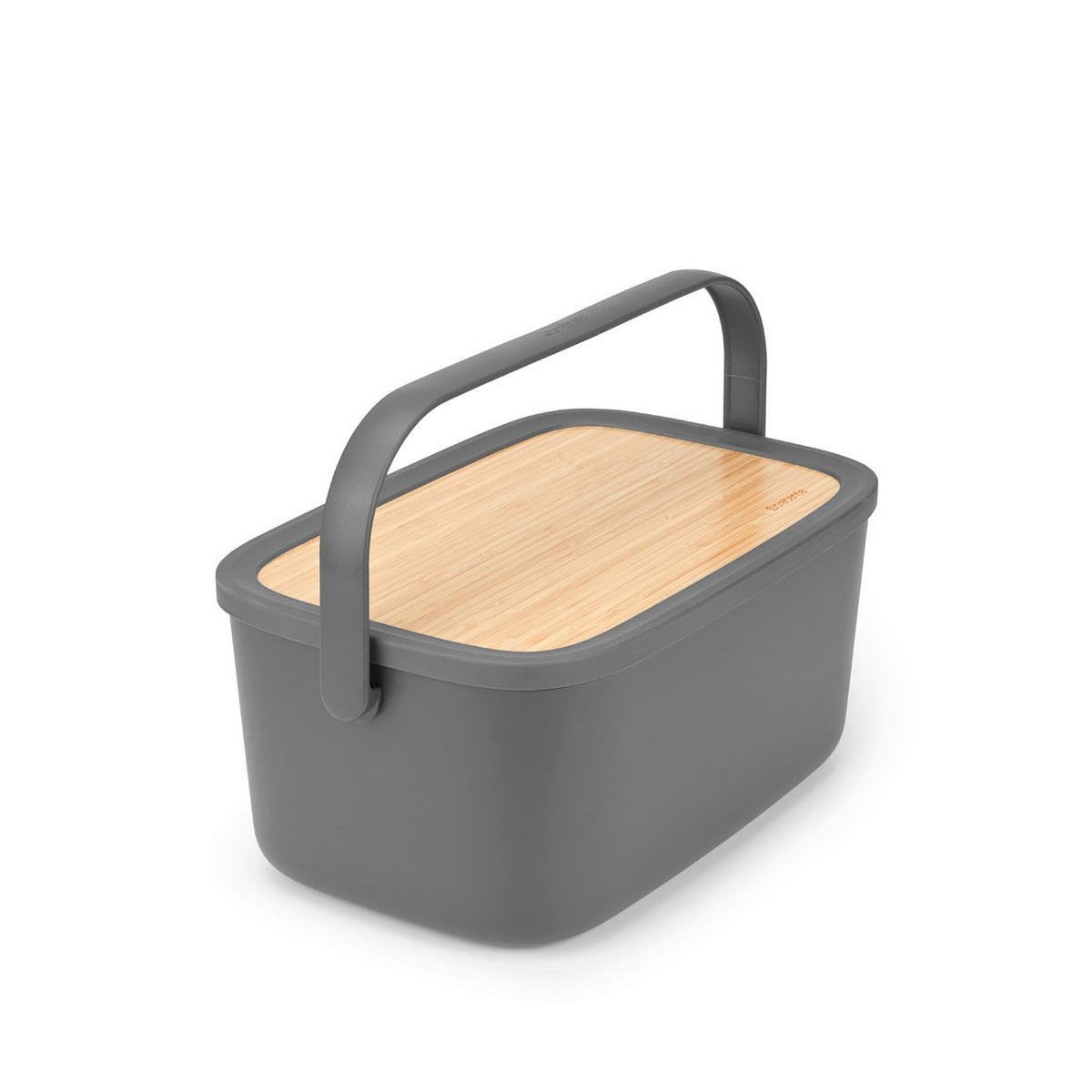 POSODA ZA KRUH   39.5/16.3/25.5 cm           - temno siva, Design, umetna masa/les (39.5/16.3/25.5cm) - Brabantia
