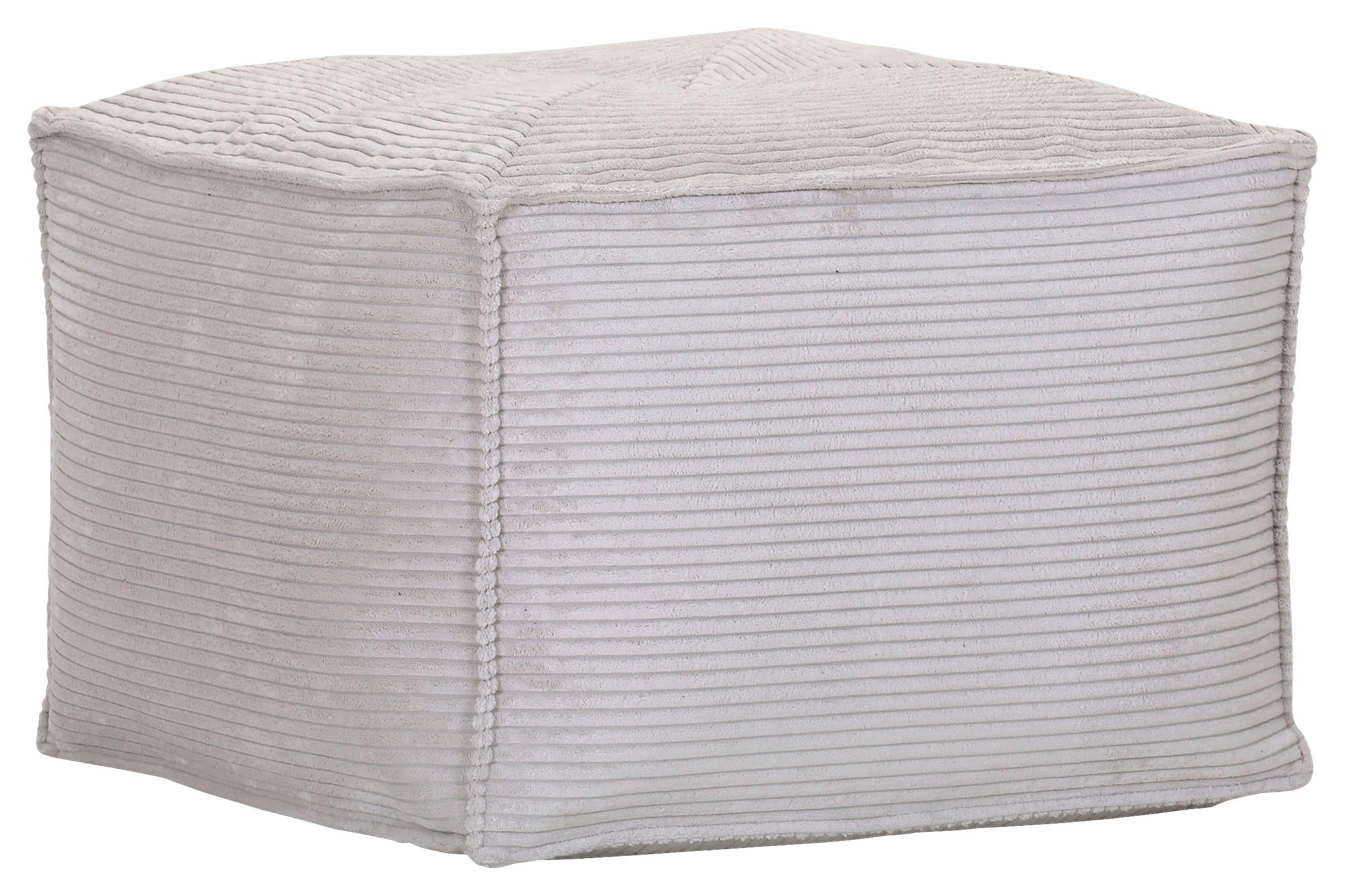 HOCKER Cord Naturfarben  - Naturfarben, KONVENTIONELL, Textil (65/45cm) - Carryhome