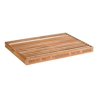 SCHNEIDEBRETT Holz Akazie LETTER  - Karamell, Basics, Holz (48/34/3,5cm)