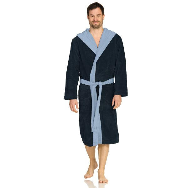 BADEMANTEL S Unisex - Dunkelblau, Basics, Textil (Snull) - Vossen