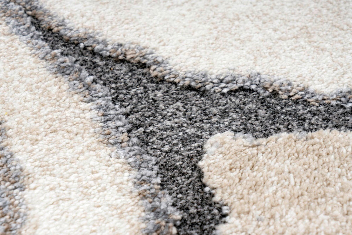 FLACHWEBETEPPICH 140/200 cm Grau rechteckig  - Grau, Basics, Textil (140/200cm) - Kayoom