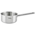 STIELKASSEROLLE 1 L  - Edelstahlfarben, Design, Metall (16/7,5cm) - Homeware Profession.