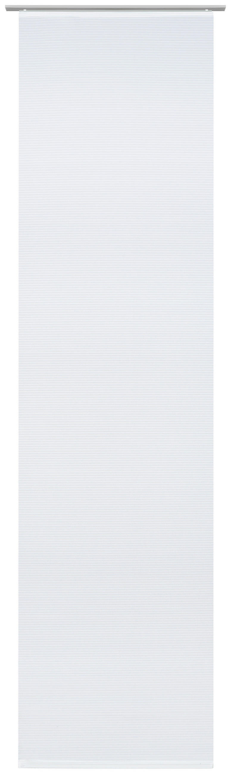 FLÄCHENVORHANG in Weiß halbtransparent  - Weiß, Design, Textil (60/255cm) - Novel