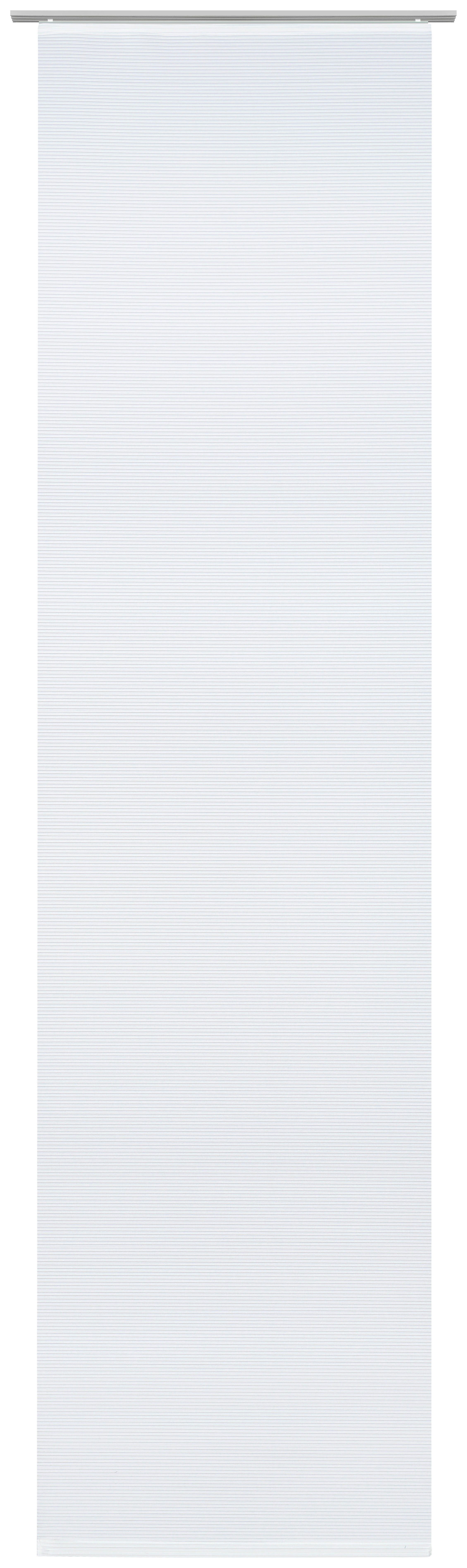 FLÄCHENVORHANG in Weiß halbtransparent  - Weiß, Design, Textil (60/255cm) - Novel