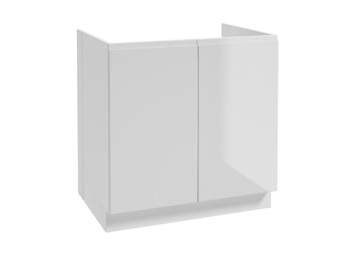 KUCHYNSKÝ BLOK BEZ SPOTREBIČO - biela/biela s vysokým leskom, Design, kompozitné drevo (204cm) - MID.YOU