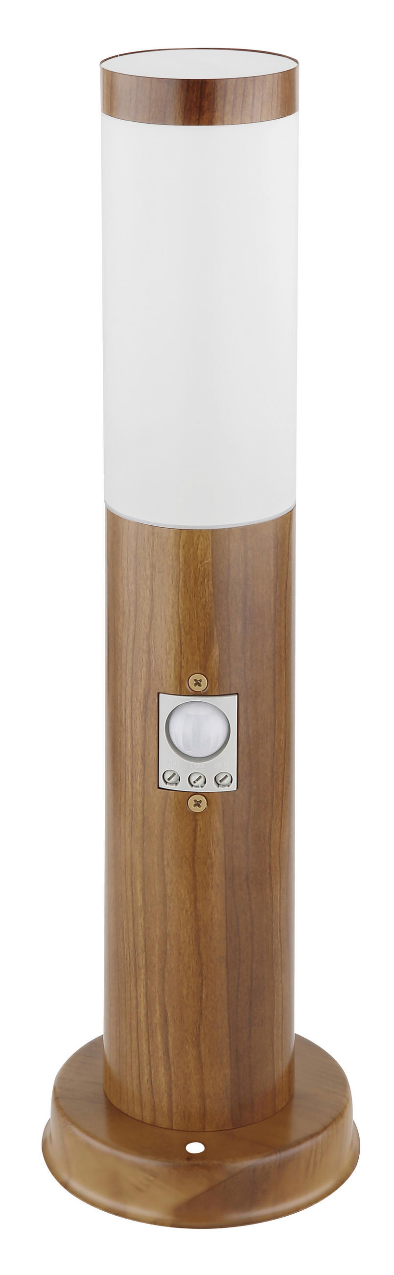 AUßENSTEHLEUCHTE 12,7/45 cm   - Opal/Braun, Basics, Kunststoff/Metall (12,7/45cm) - Globo