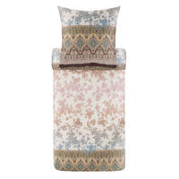 POSTELJNINA AGRIGENTO 140/200 cm saten bež  - bež, Konvencionalno, tekstil (140/200cm) - Bassetti