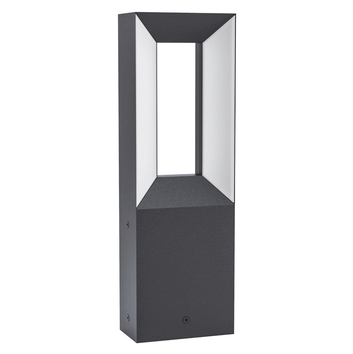 POLLERLEUCHTE Riforano 11/6/34 cm   - Schwarz/Weiß, Design, Kunststoff/Metall (11/6/34cm) - Eglo