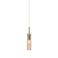 PENDELLEUCHTE VIBIA 5/27,5/5 cm  - Messingfarben/Bernsteinfarben, Trend, Metall (5/27,5/5cm) - Markslöjd