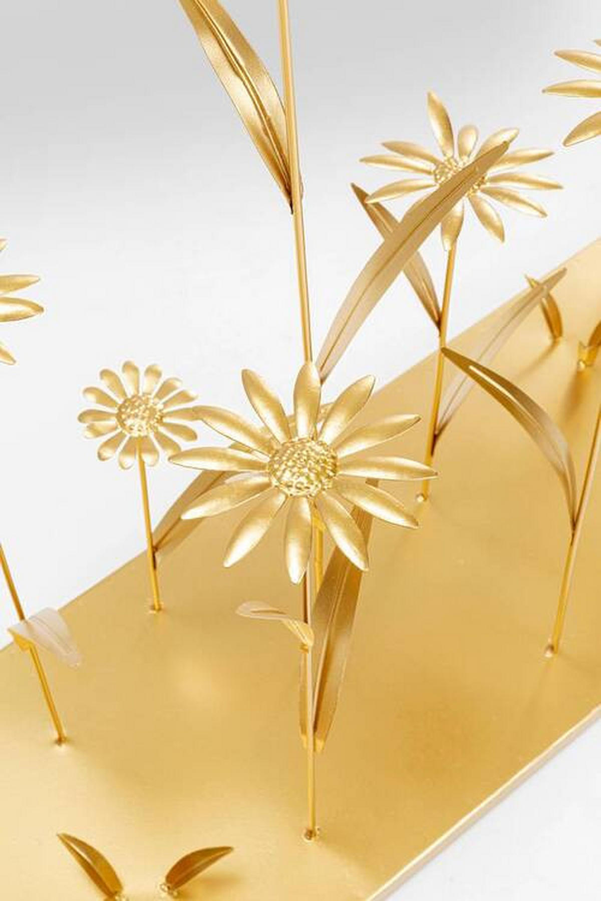 KONSOLENTISCH Goldfarben  - Goldfarben, Design, Glas/Metall (100/25/85cm) - Kare-Design