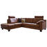 WOHNLANDSCHAFT in Leder Braun - Eichefarben/Braun, Design, Leder/Holz (235/259cm) - Valdera WOHNLANDSCHAFT in Leder Braun - Eichefarben/Braun, Design, Leder/Holz (235/259cm) - Valdera