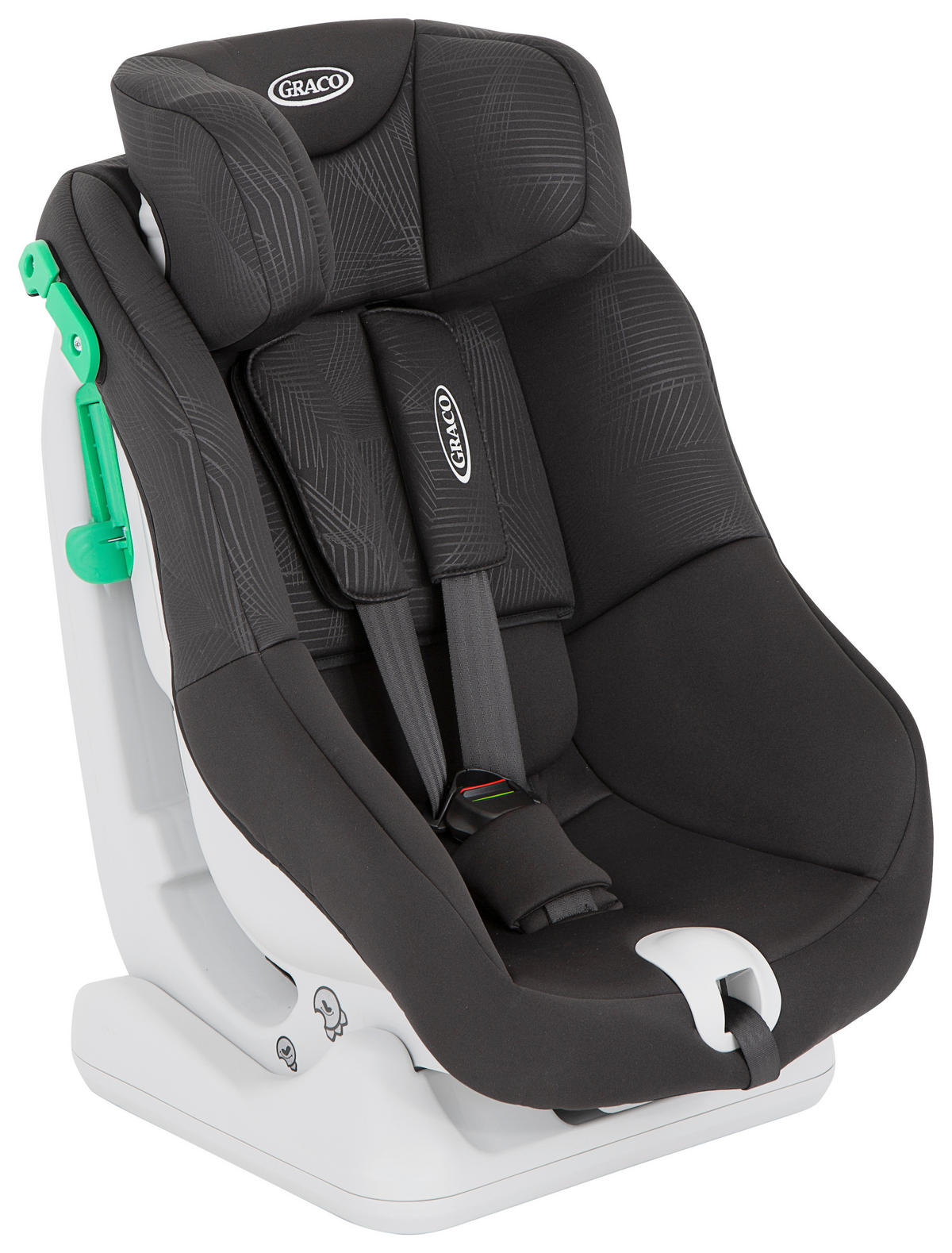 REBOARDER-KINDERSITZ Extend LX R129  - Schwarz, Basics, Kunststoff/Textil (50/43/63cm) - Graco