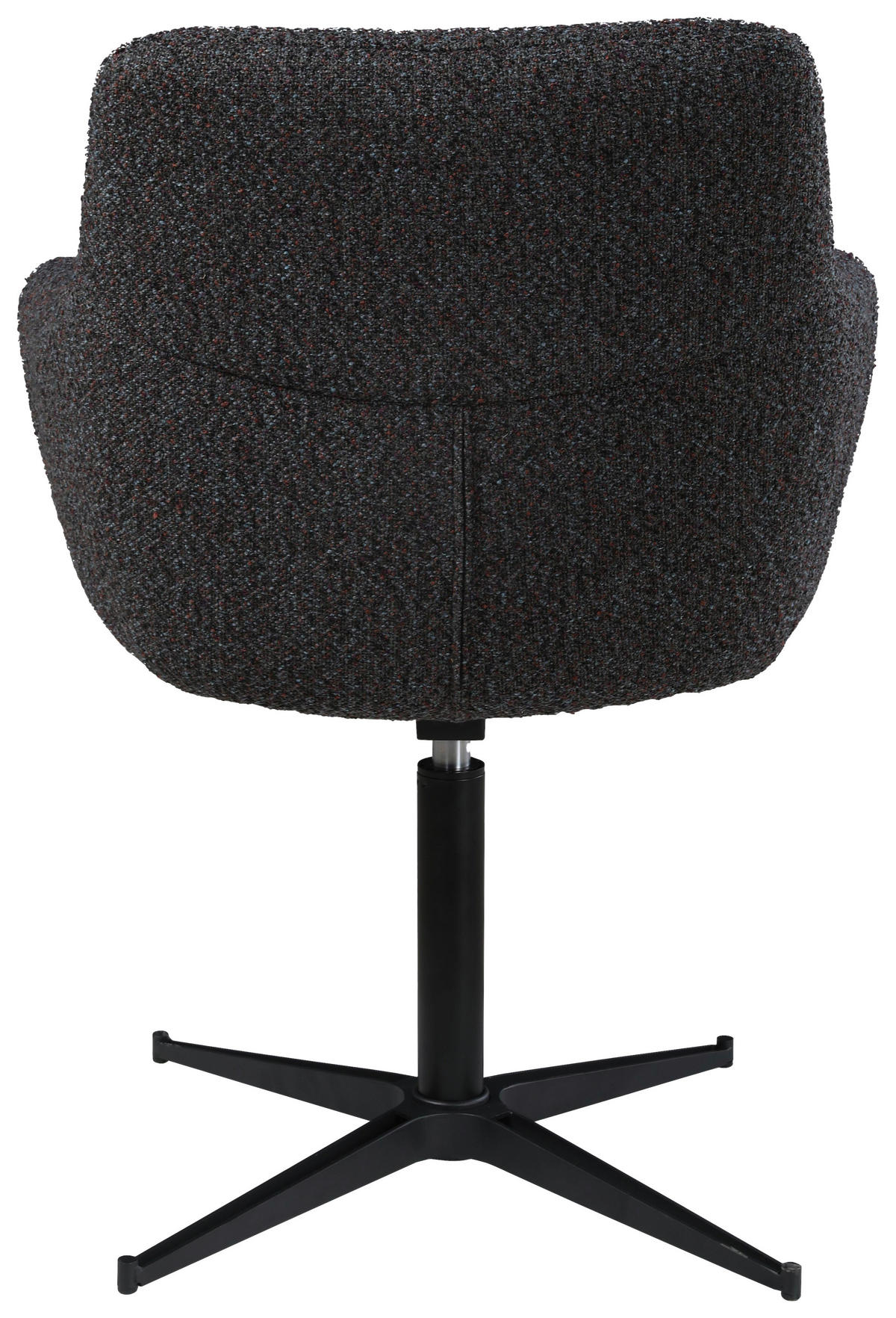 KAROSSZÉK fekete, barna  - barna/fekete, Design, textil/fém (63/85/66cm) - Novel