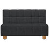 SCHLAFSOFA Flachgewebe Dunkelgrau  - Dunkelgrau/Naturfarben, Design, Holz/Textil (145/92/102cm) - Novel