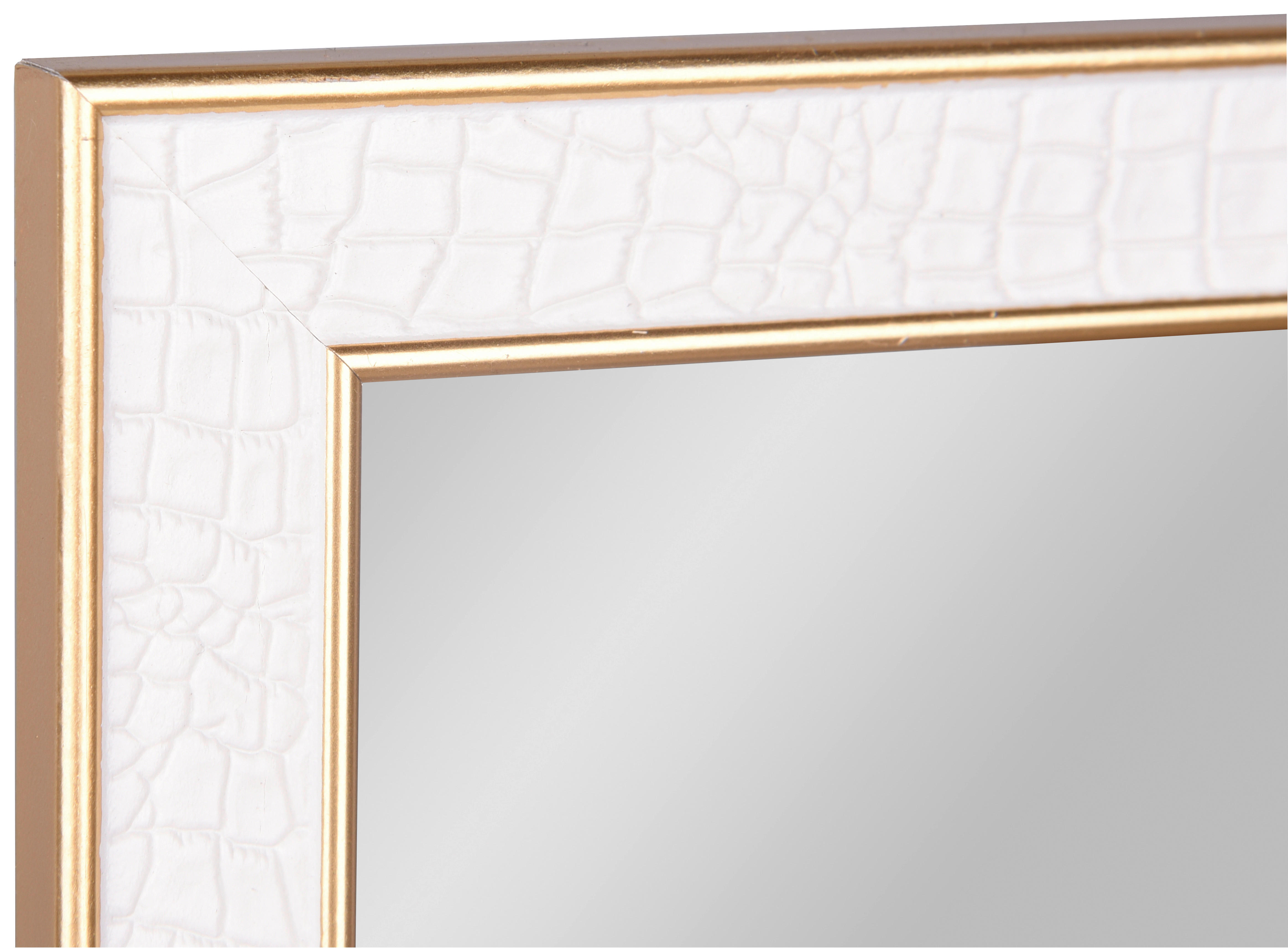WANDSPIEGEL 35/125/4 cm    - Klar/Goldfarben, MODERN, Glas/Kunststoff (35/125/4cm)