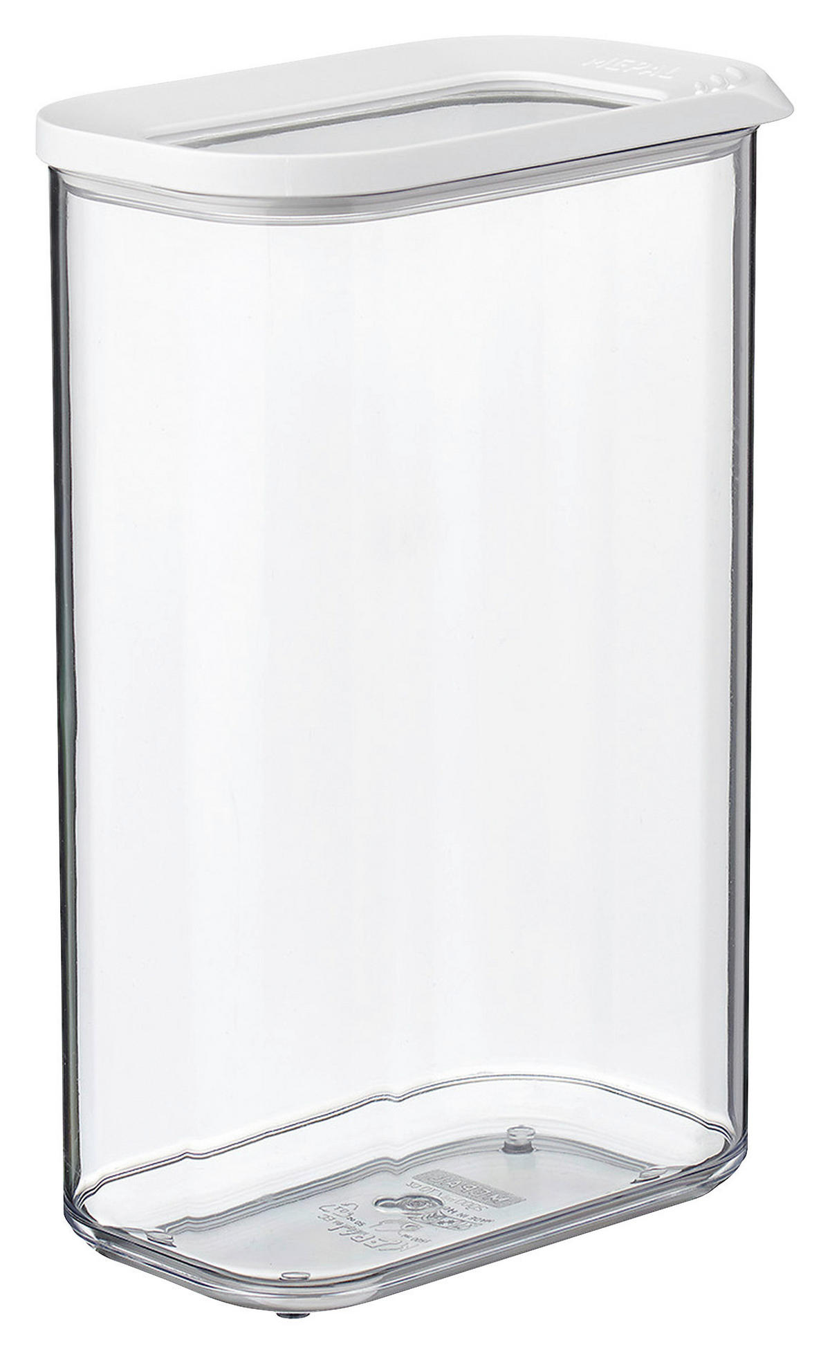 POSODA ZA SHRANJEVANJE  Modula            - bela/prosojno, Basics, umetna masa (2l) - Mepal