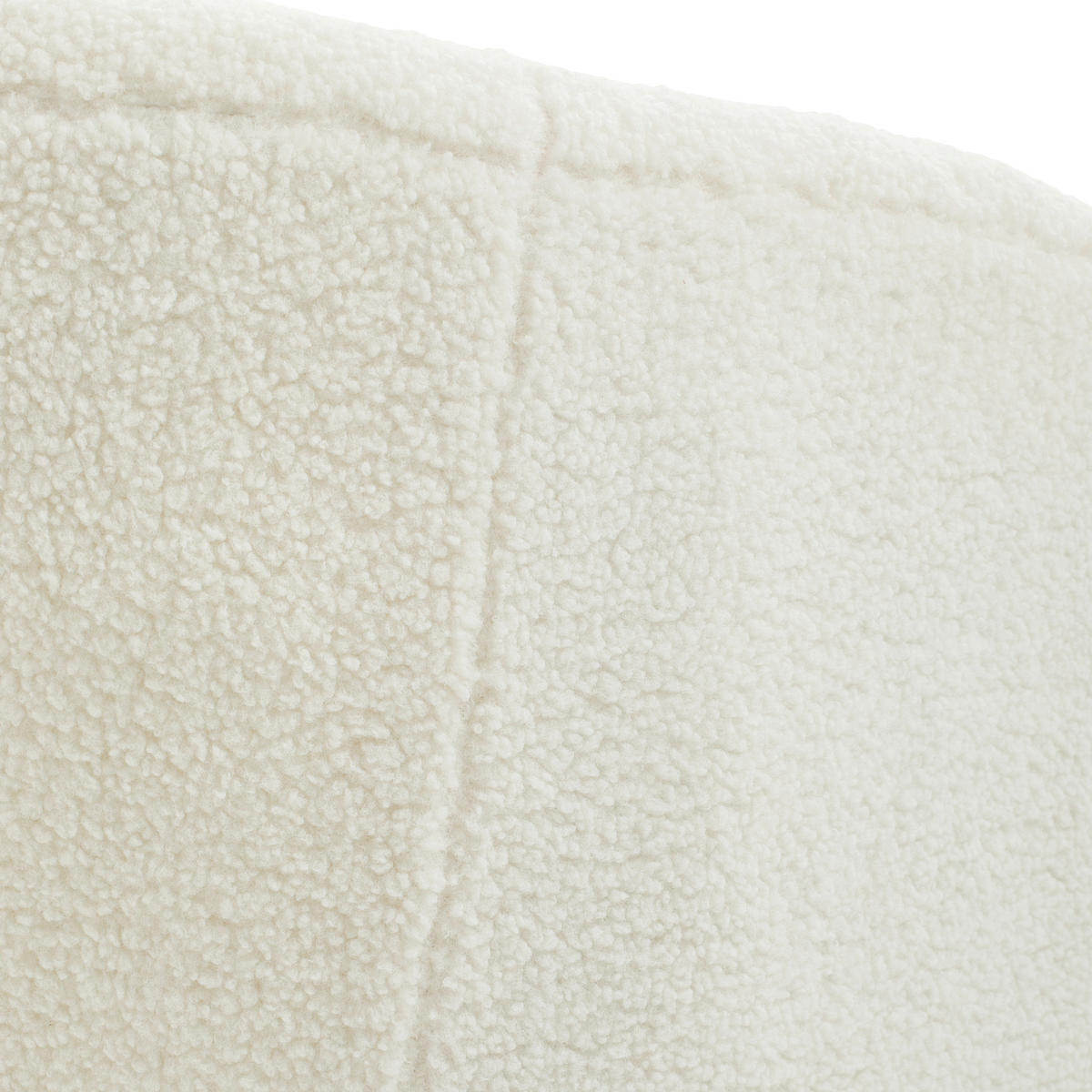 SESSEL Bouclé, Teddystoff Naturfarben, Weiß    - Weiß/Naturfarben, MODERN, Holz/Textil (74/71/72cm) - Livetastic