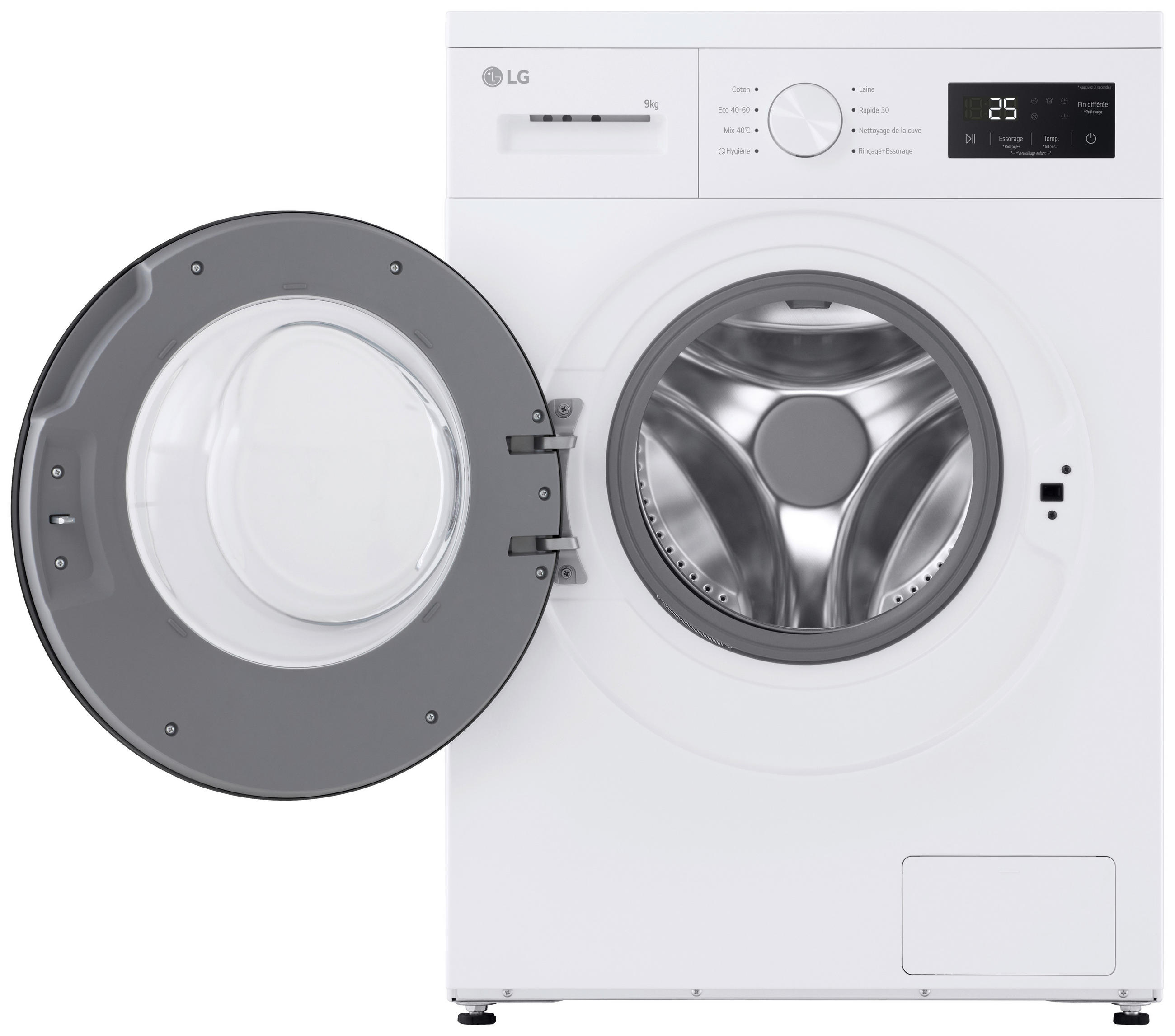 WASCHMASCHINE F4WB2095  - Weiß, Trend, Glas/Kunststoff (60/85/62cm) - LG