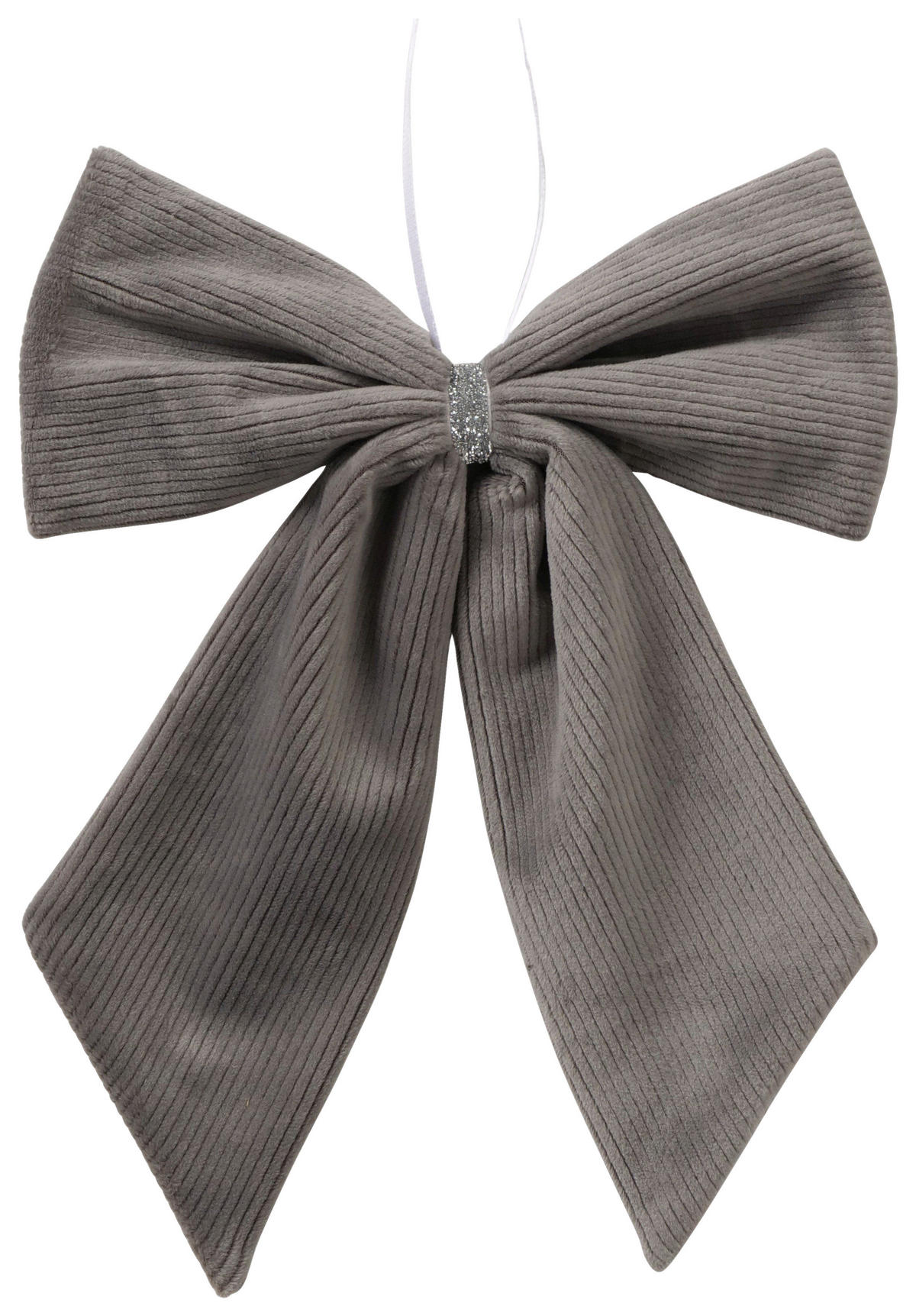 DEKORATIONSHÄNGE - grå, Basics, textil (18/23/2cm)