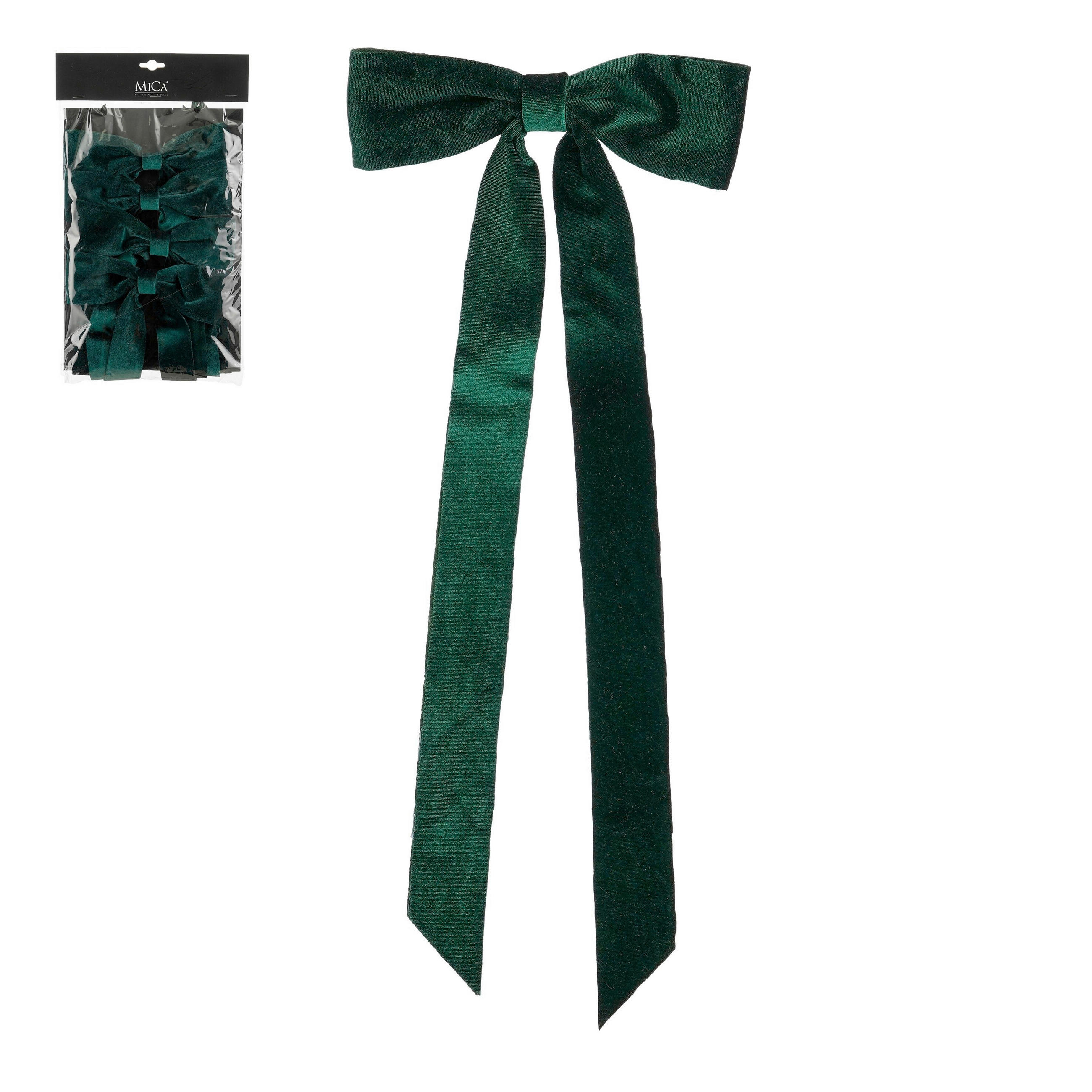 KARÁCSONYFADÍSZ - zöld, Basics, textil (2/19/48cm)